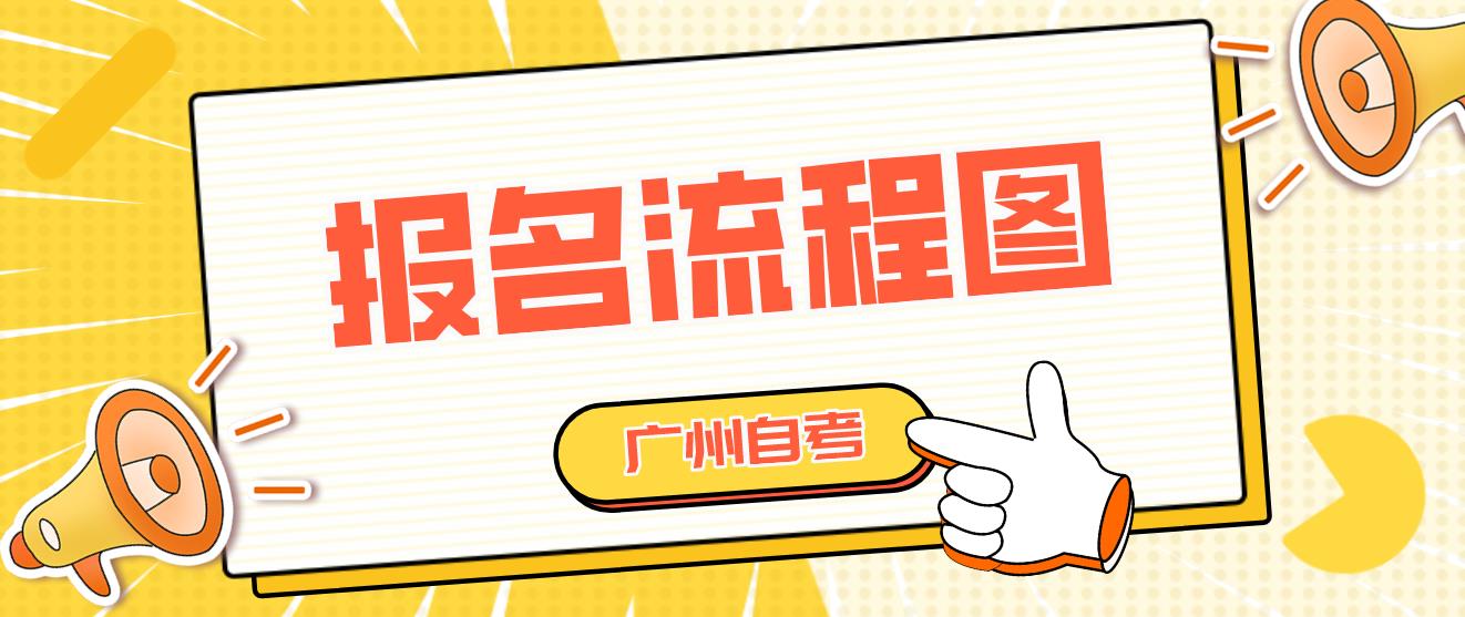  广州2022年10月自学考试报名报考流程图